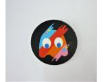 Elma Chips 2020 Tazo Pac Man Fantasma Mesclado Fundo Preto